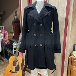 New York & Company wool peacoat S